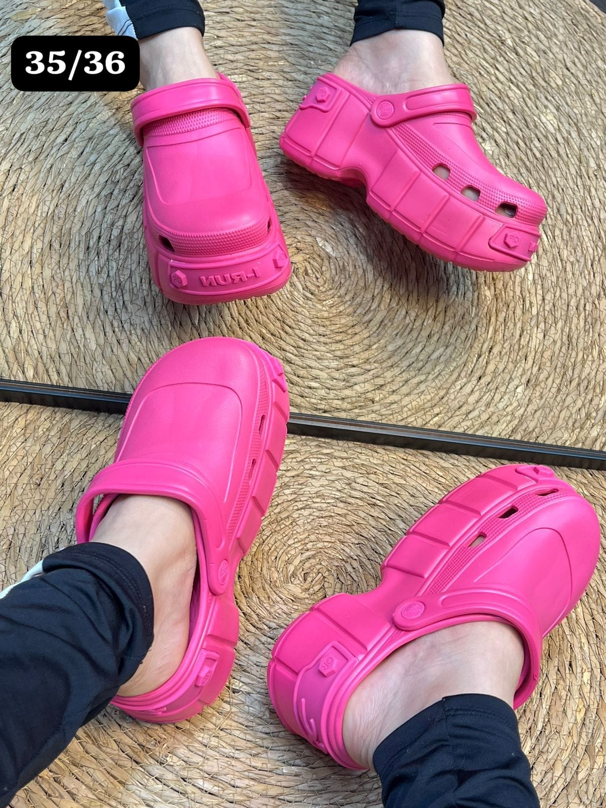chancletas tipo crocs
